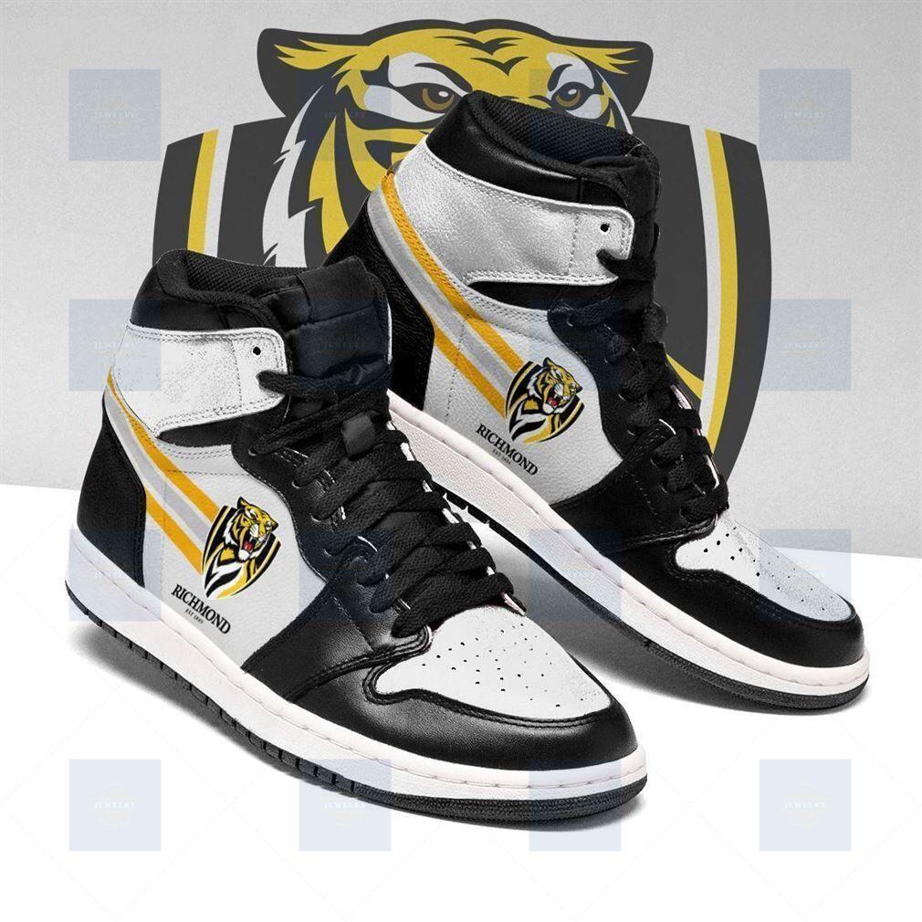 JWFancy Richmond Tigers AFL AJ1 High Sneakers Shoes For Men And Women