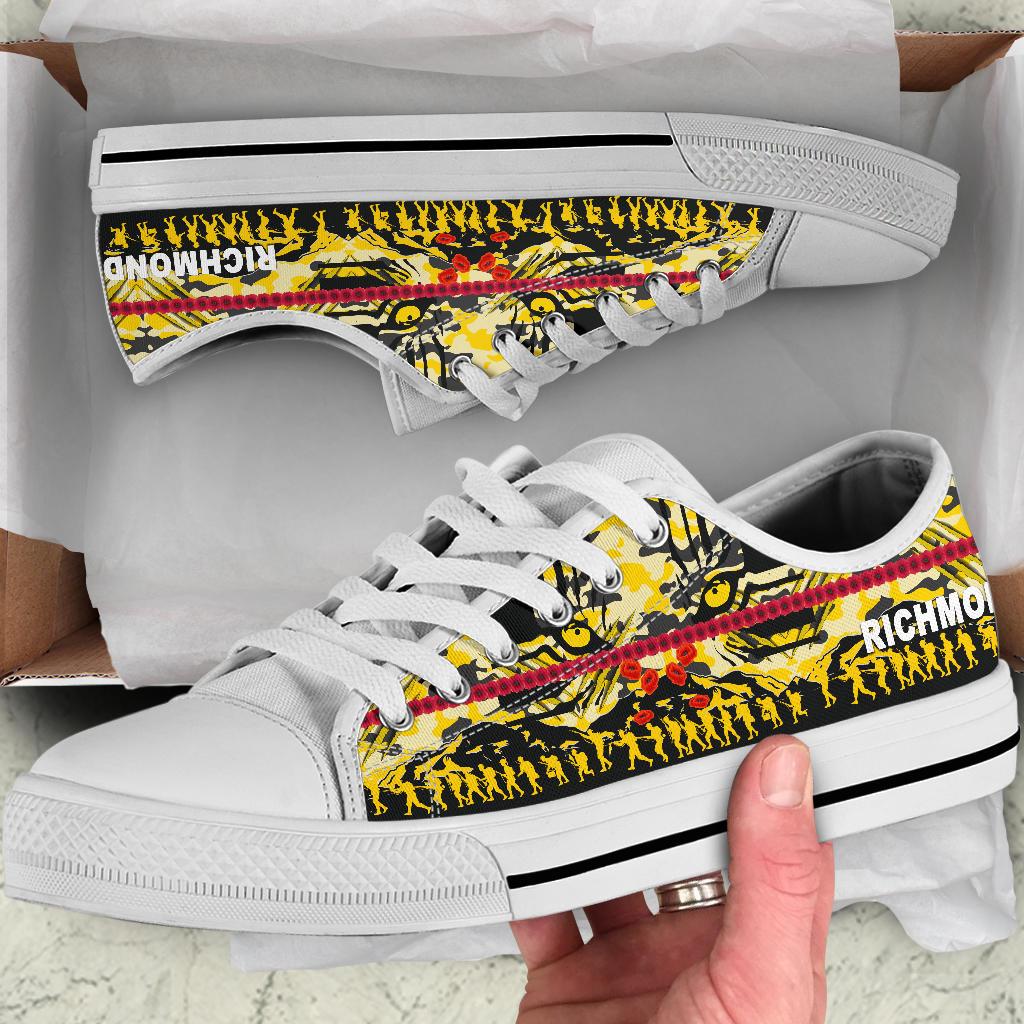 JWFancy Richmond Tigers Low Top Canvas Sneakers Shoes For Men And Women
