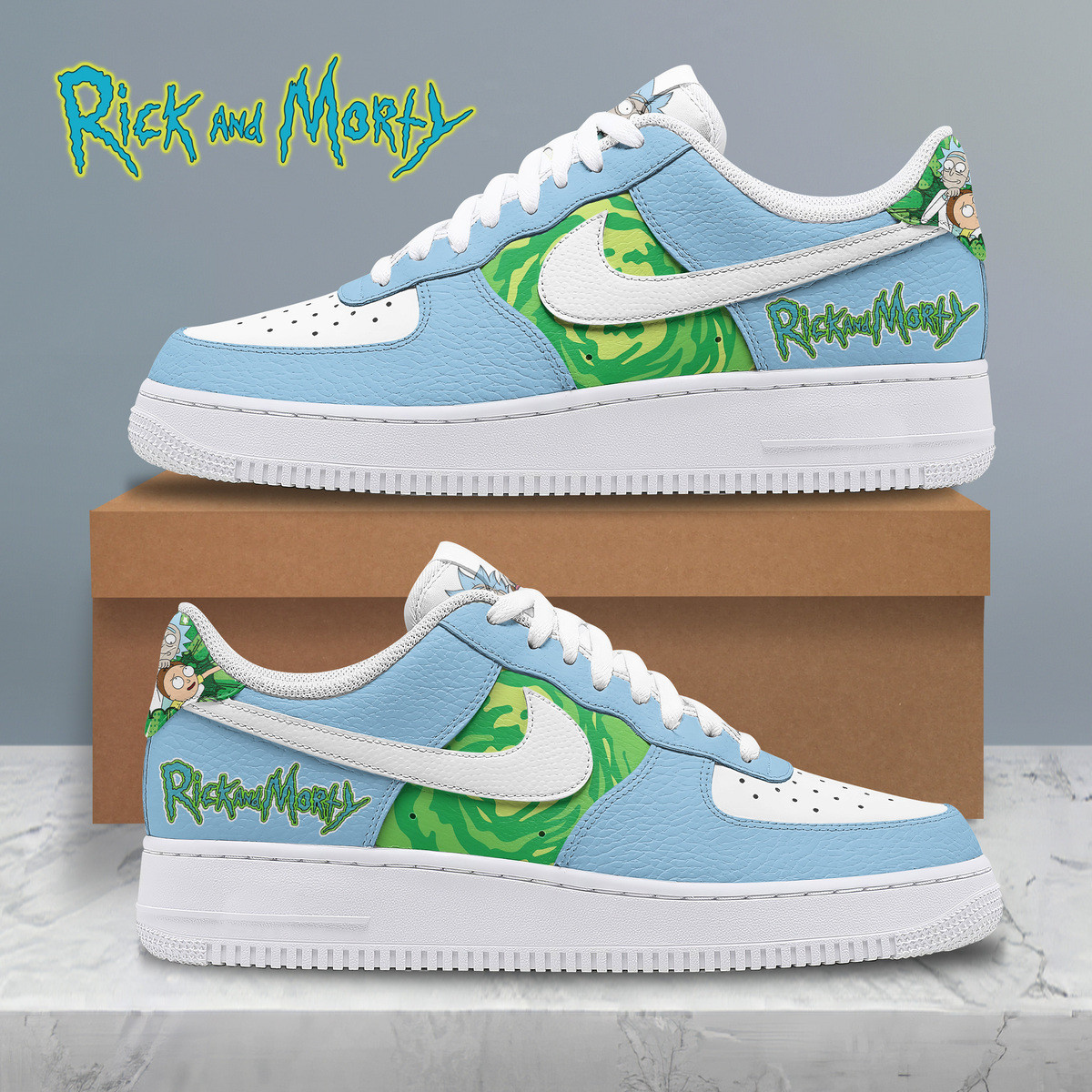 JWFancy Rick and Morty Air Low-Top Sneakers Shoes For Men And Women