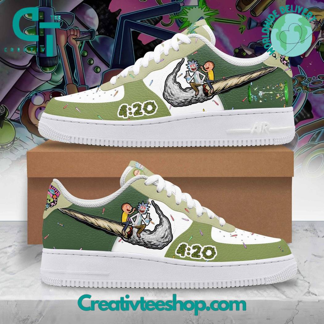 JWFancy Rick and Morty Air Low-Top Sneakers Shoes For Men And Women
