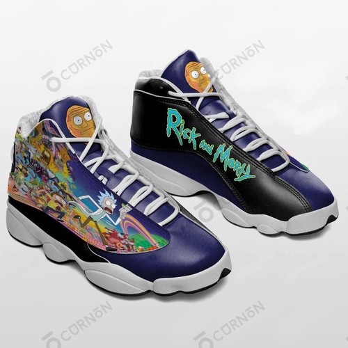 JWFancy Rick and Morty AJ13 Sneakers Shoes For Men And Women