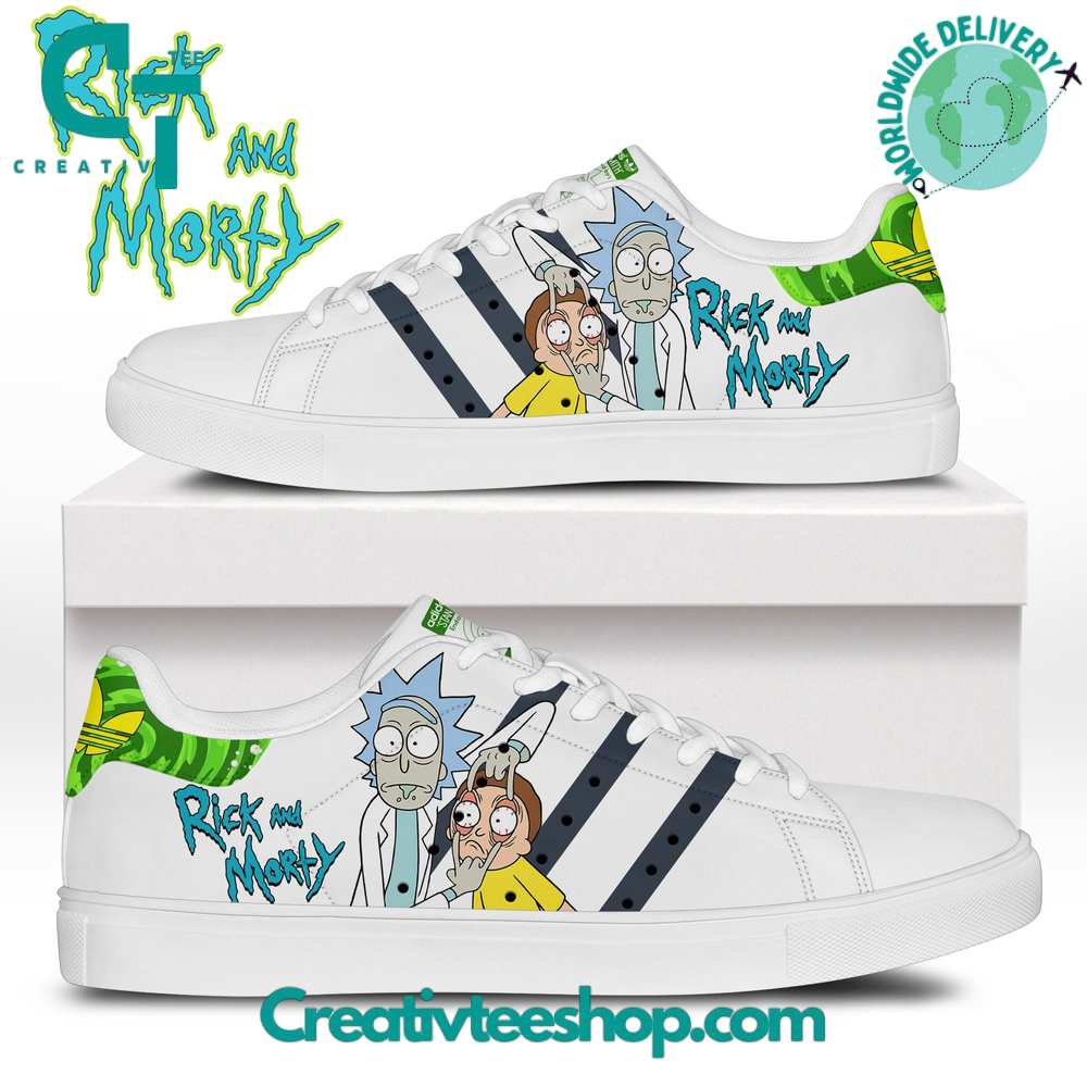 JWFancy Rick And Morty Skate Stan Shoes Sneakes For Men And Women
