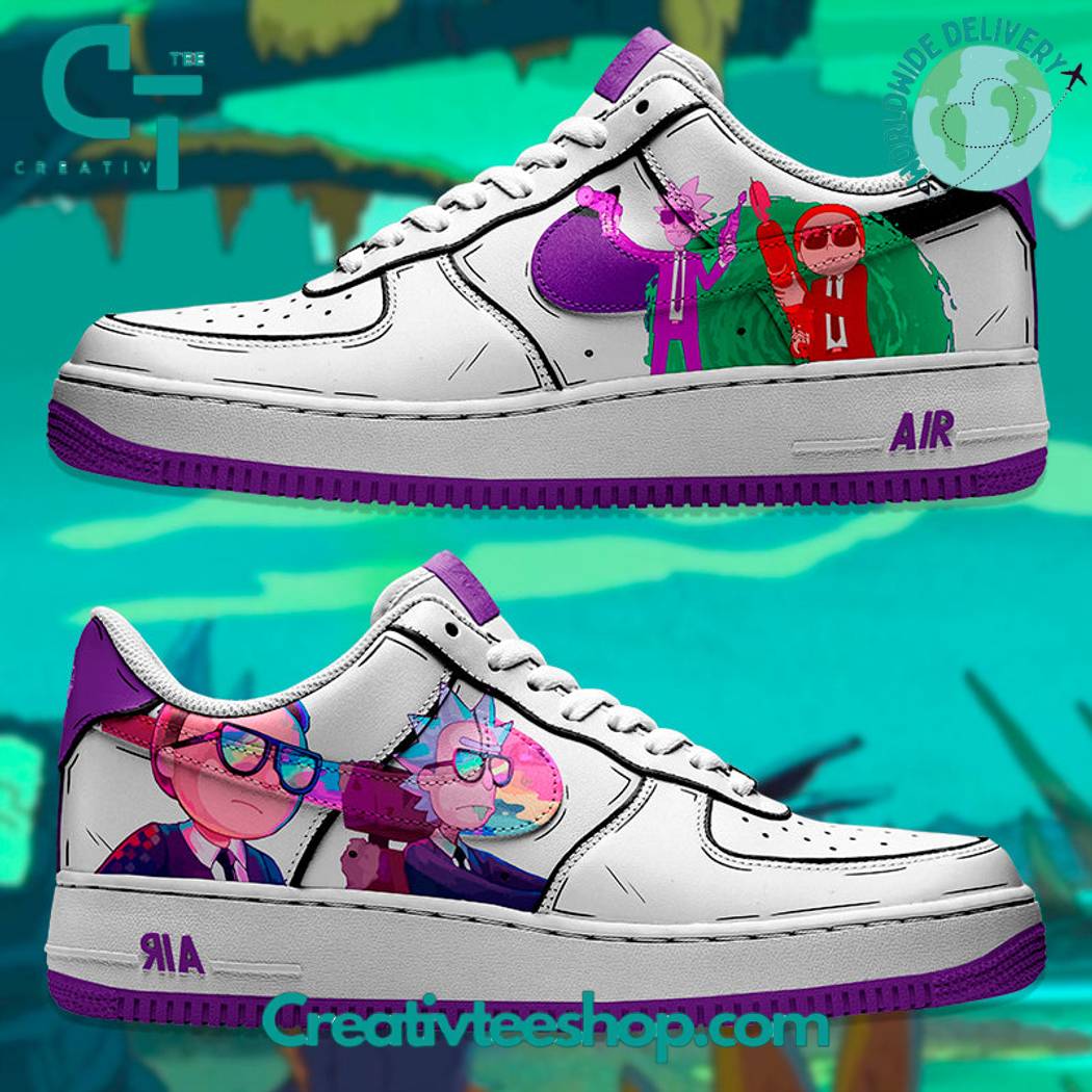 JWFancy Rick n Morty Air Low-Top Sneakers Shoes For Men And Women