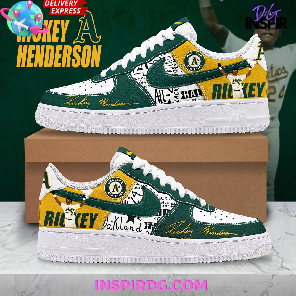 JWFancy Rickey Henderson Air Low-Top Sneakers Shoes For Men And Women