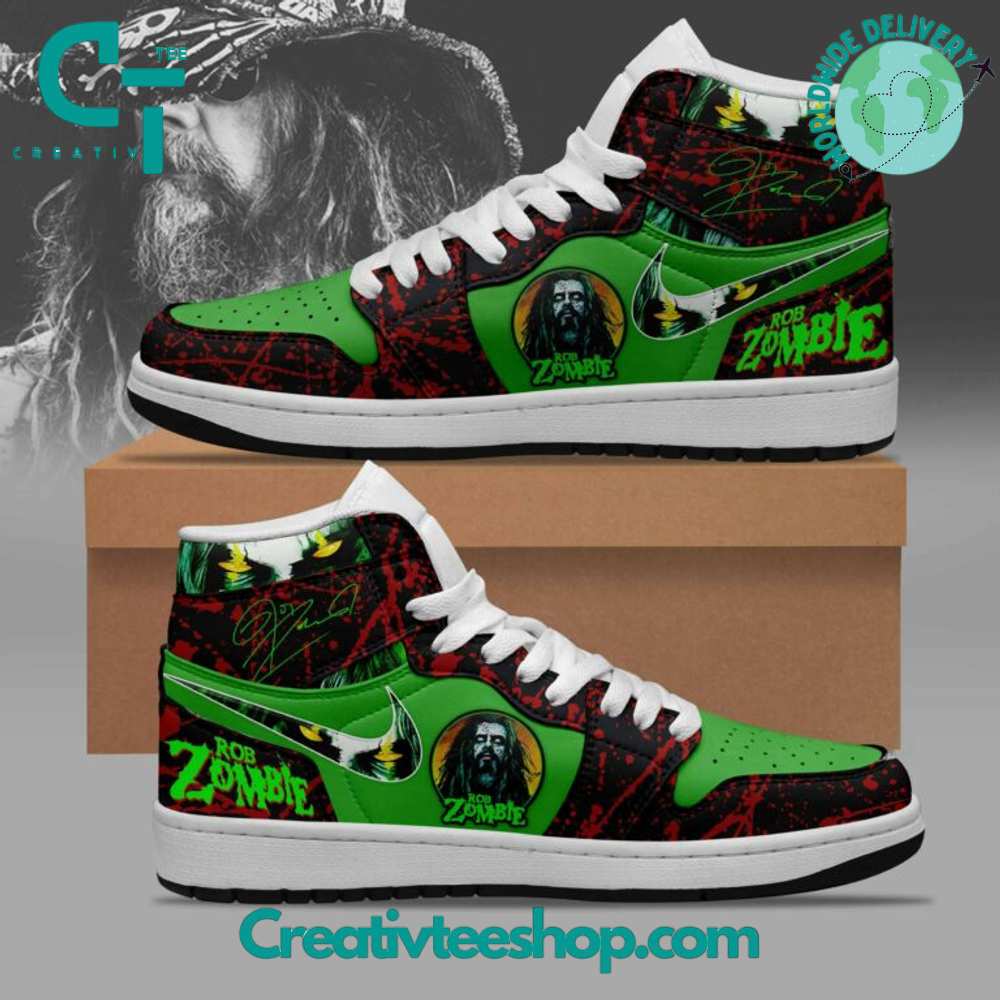 JWFancy Rob Zombie AJ1 High Sneakers Shoes For Men And Women