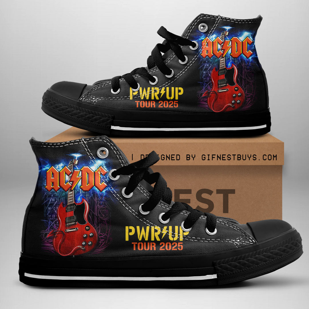 JWFancy Rock Music High Top Canvas Sneakers Shoes For Men And Women