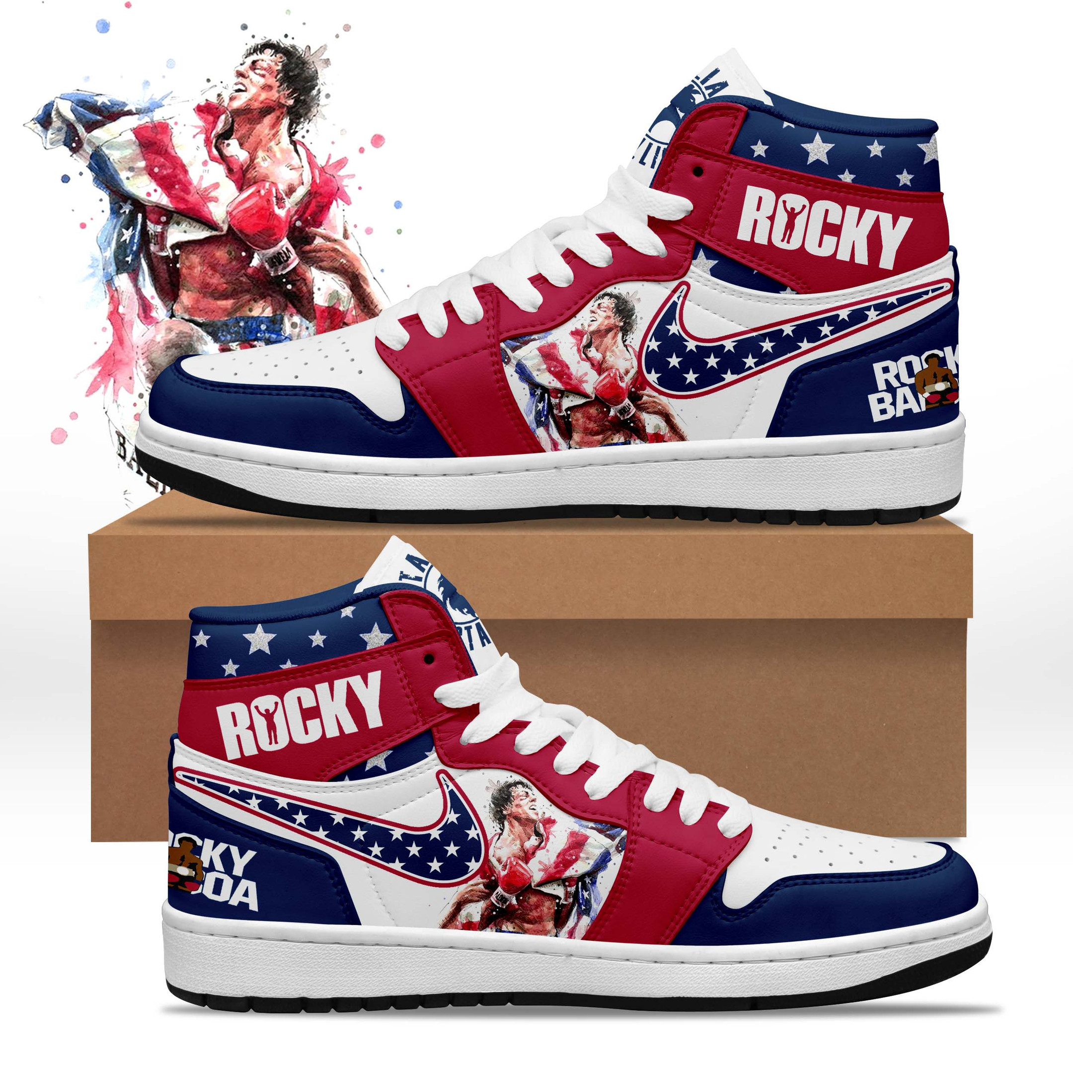 JWFancy Rocky AJ1 High Sneakers Shoes For Men And Women
