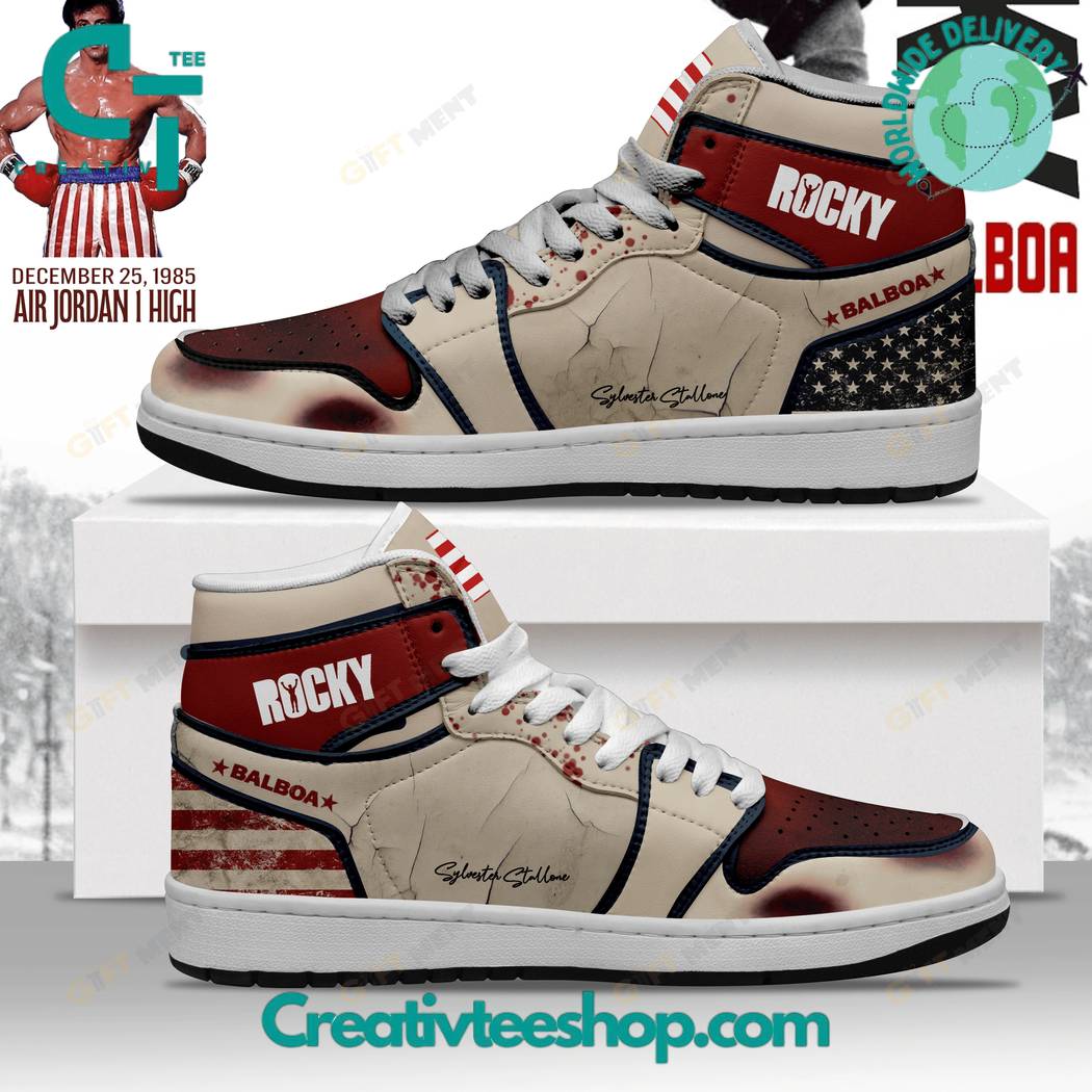 JWFancy Rocky Balboa AJ1 High Sneakers Shoes For Men And Women