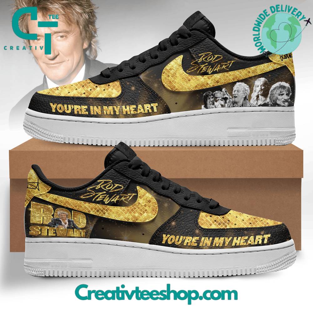 JWFancy Rod Stewart You Are in My Heart Air Low-Top Sneakers Shoes For Men And Women