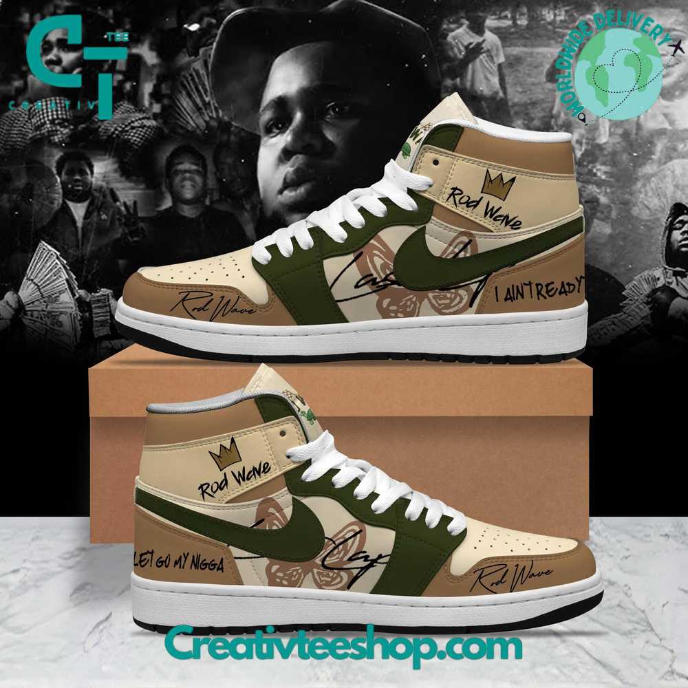 JWFancy Rod Wave AJ1 High Sneakers Shoes For Men And Women