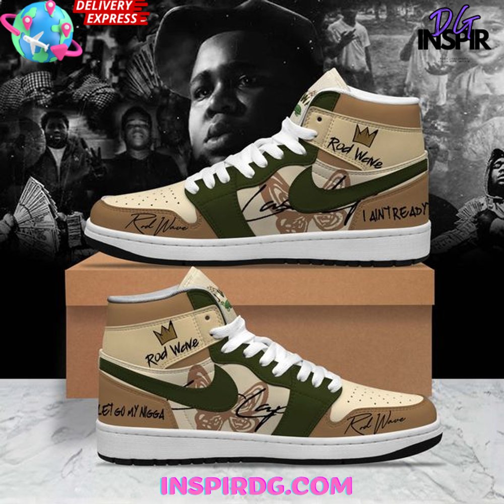 JWFancy Rod Wave AJ1 High Sneakers Shoes For Men And Women