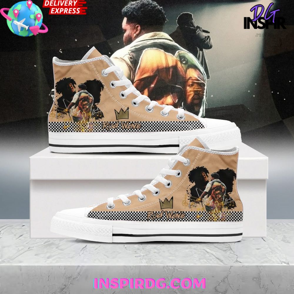 JWFancy Rod Wave High Top Canvas Sneakers Shoes For Men And Women
