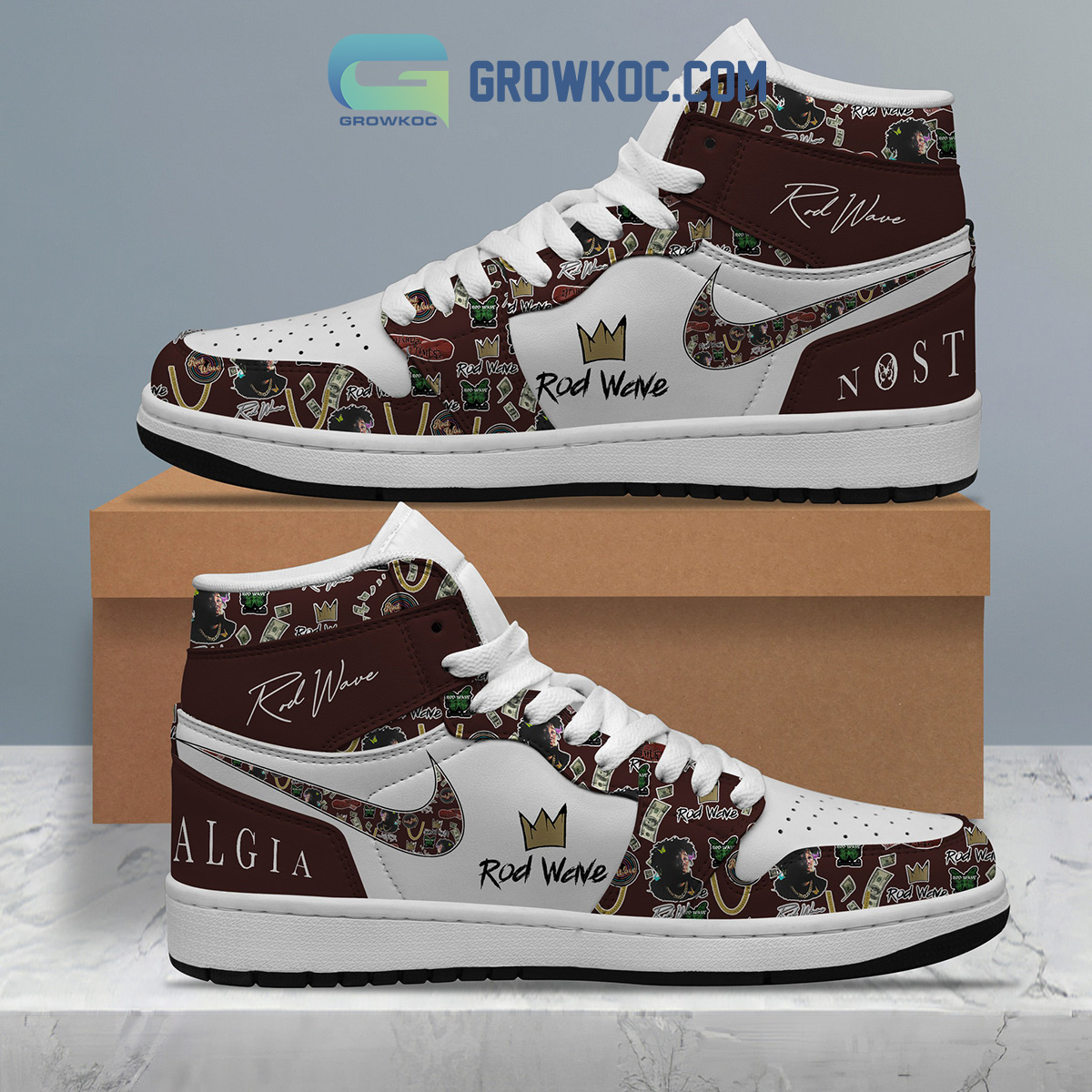 JWFancy Rod Wayne AJ1 High Sneakers Shoes For Men And Women