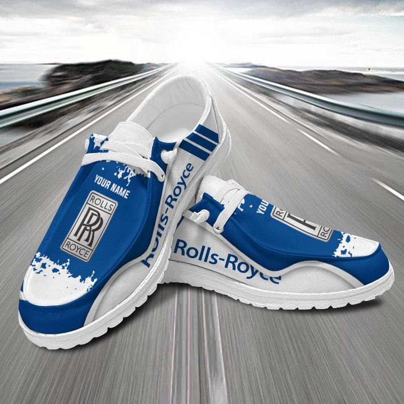JWFancy Rolls Royces Hey Dude Shoes Wally Men's Lace Up Loafers Comfortable For Men And Women
