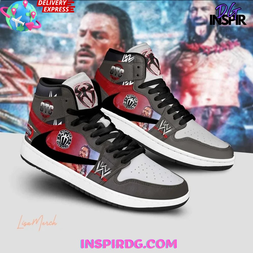 JWFancy Roman Reigns AJ1 High Sneakers Shoes For Men And Women