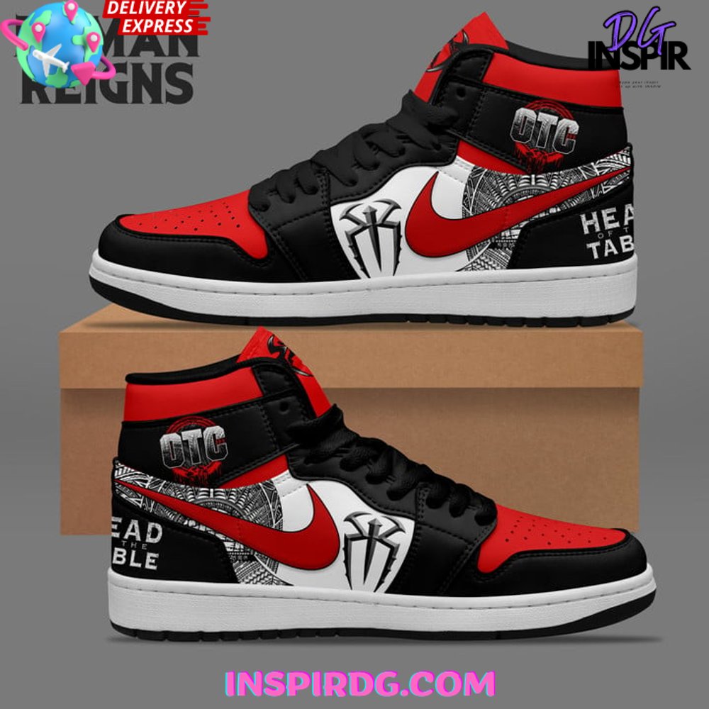 JWFancy Roman Reigns AJ1 High Sneakers Shoes For Men And Women
