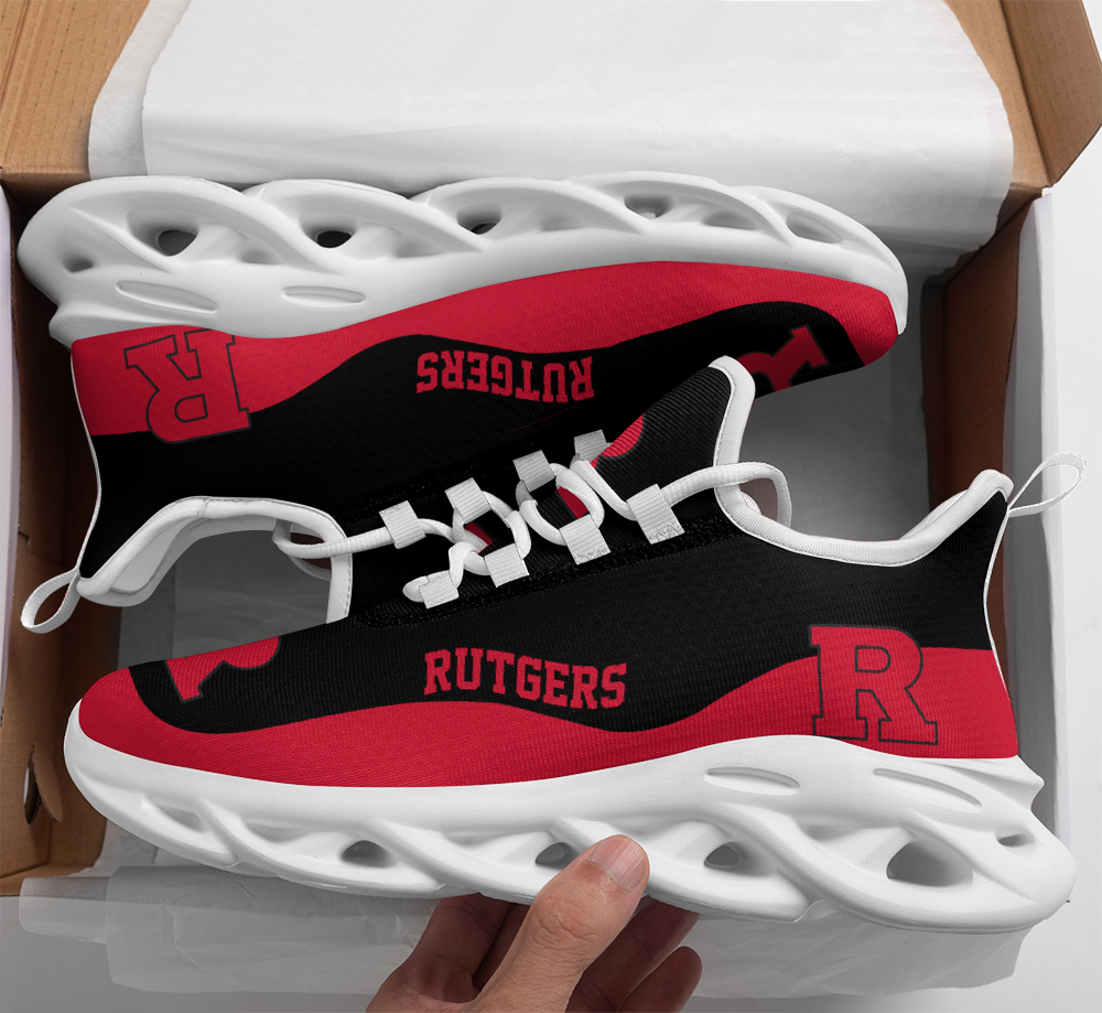 JWFancy Rutgers Scarlet Knights Max Soul Shoes Sneakers For Men And Women