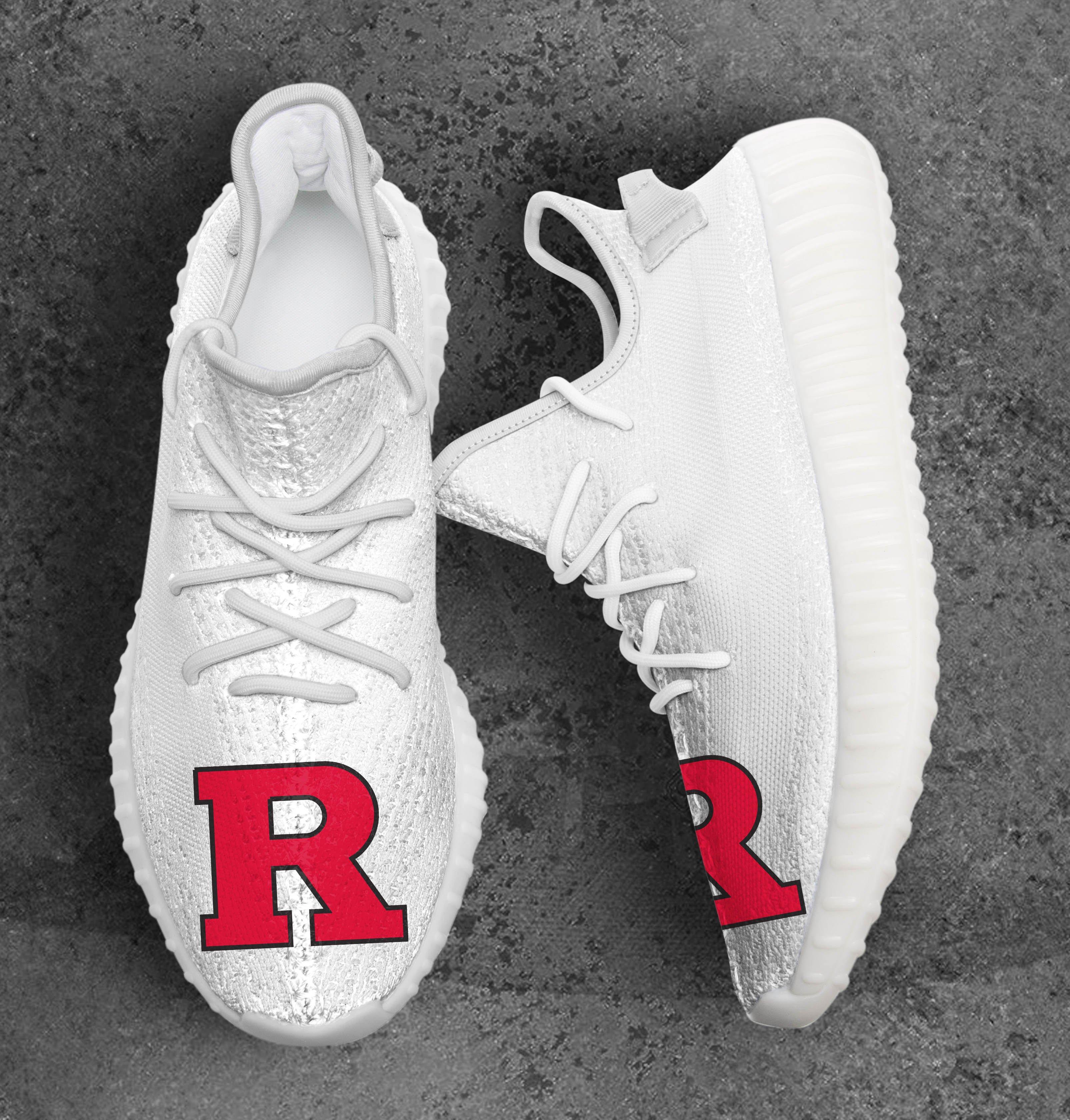 JWFancy Rutgers Scarlet Knights Yeezy Boost Shoes For Men And Women