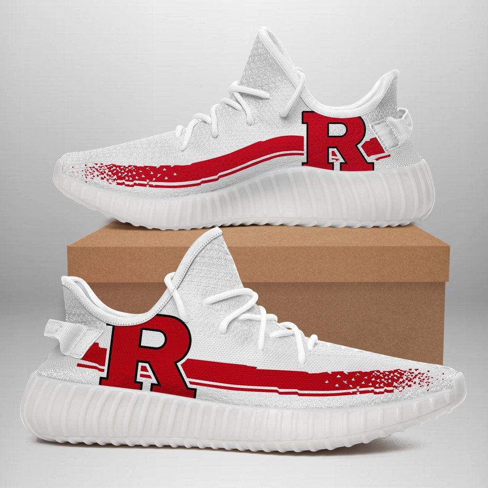 JWFancy Rutgers Scarlet Knights Yeezy Boost Shoes For Men And Women