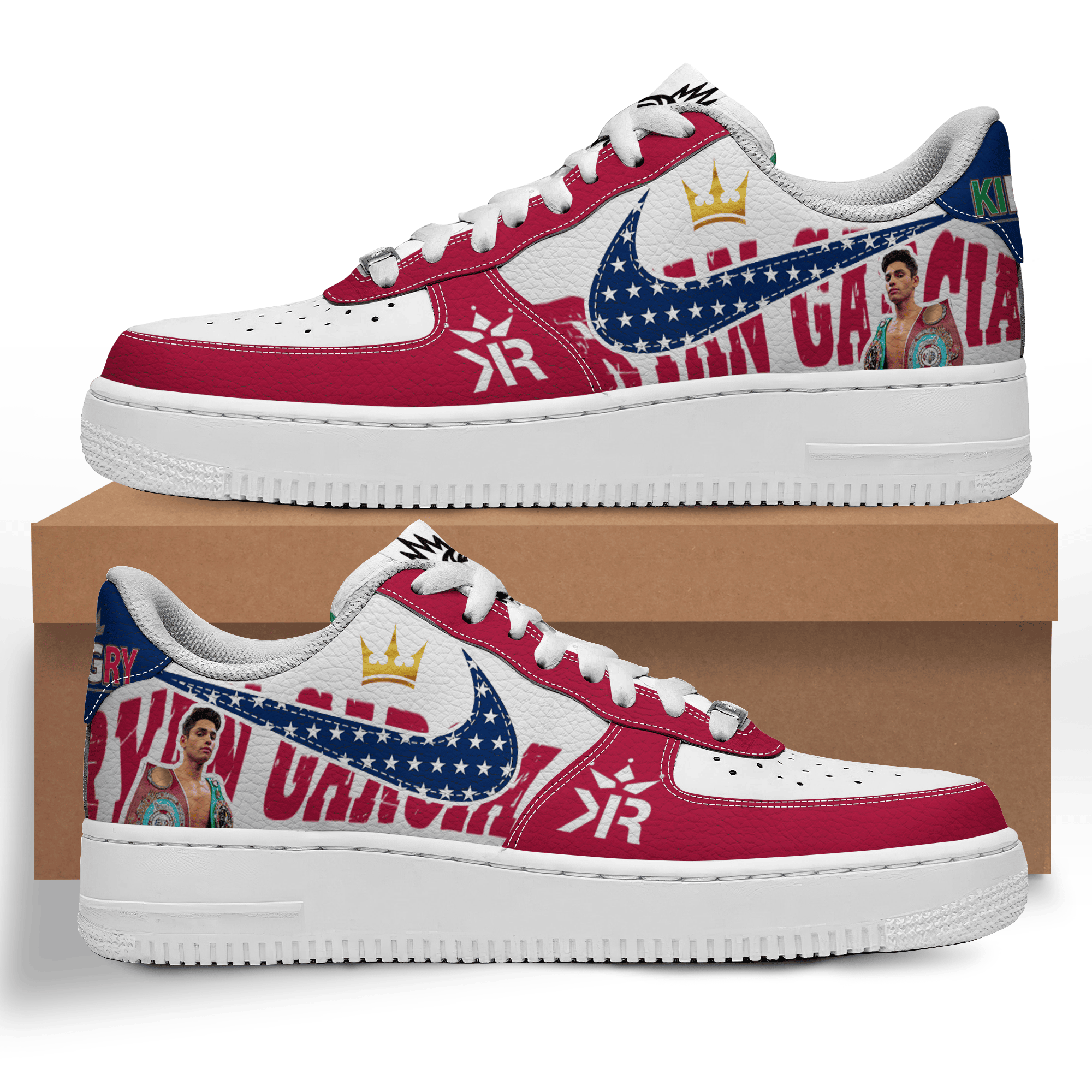 JWFancy Ryan Garcia Air Low-Top Sneakers Shoes For Men And Women