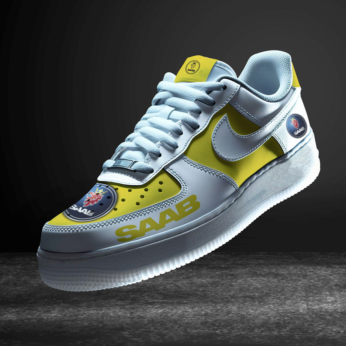 JWFancy Saab Air Low-Top Sneakers Shoes For Men And Women
