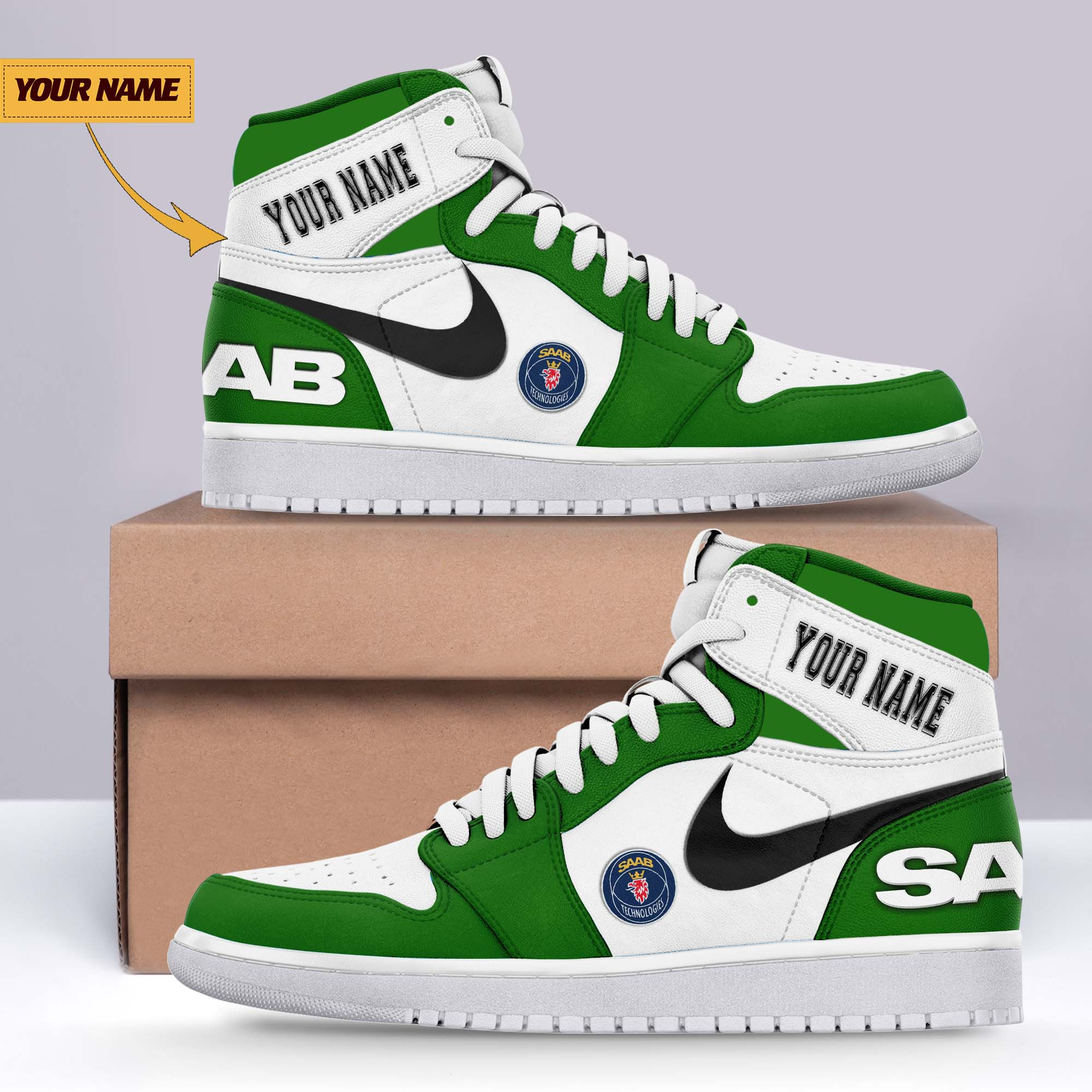 JWFancy Saab AJ1 High Sneakers Shoes For Men And Women