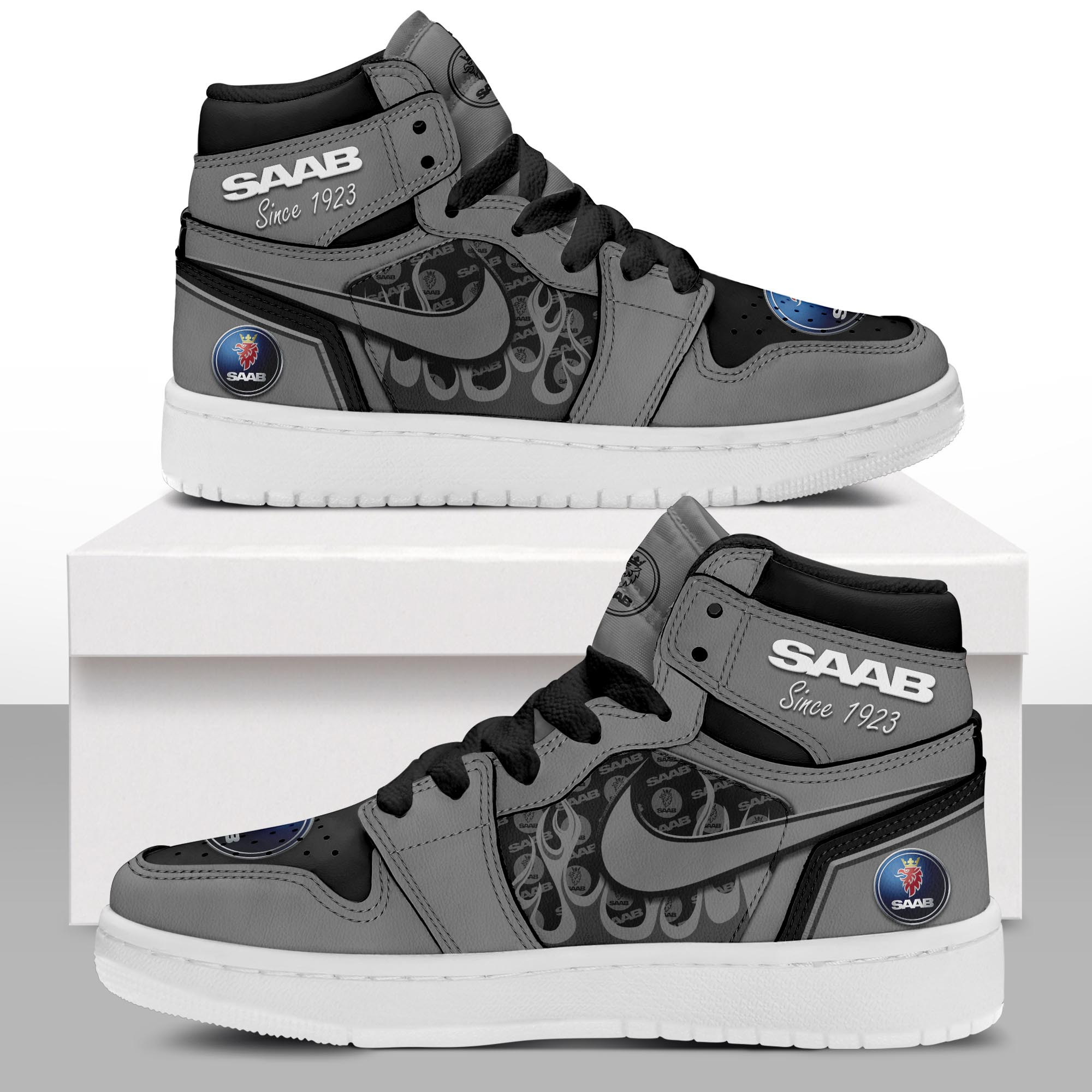 JWFancy Saab AJ1 High Sneakers Shoes For Men And Women