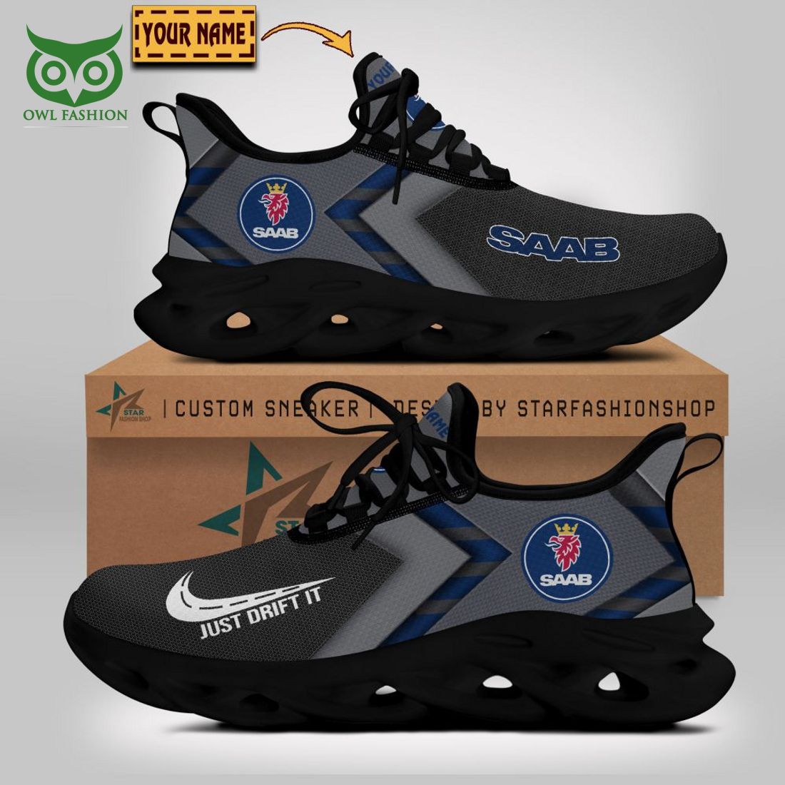 JWFancy Saab Automobile Max Soul Shoes Sneakers For Men And Women