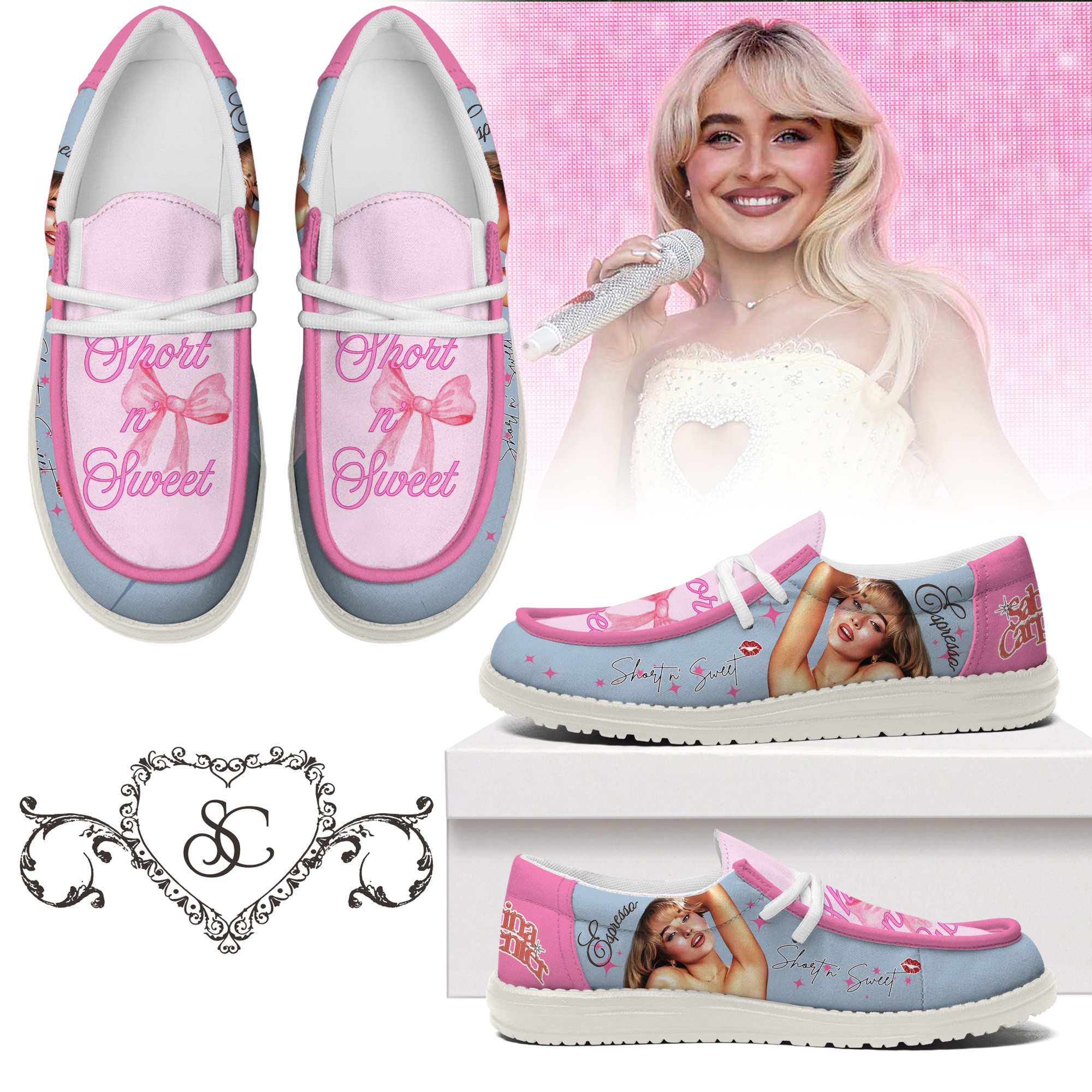 JWFancy Sabrina Carpenter – Custom Name Hey Dude