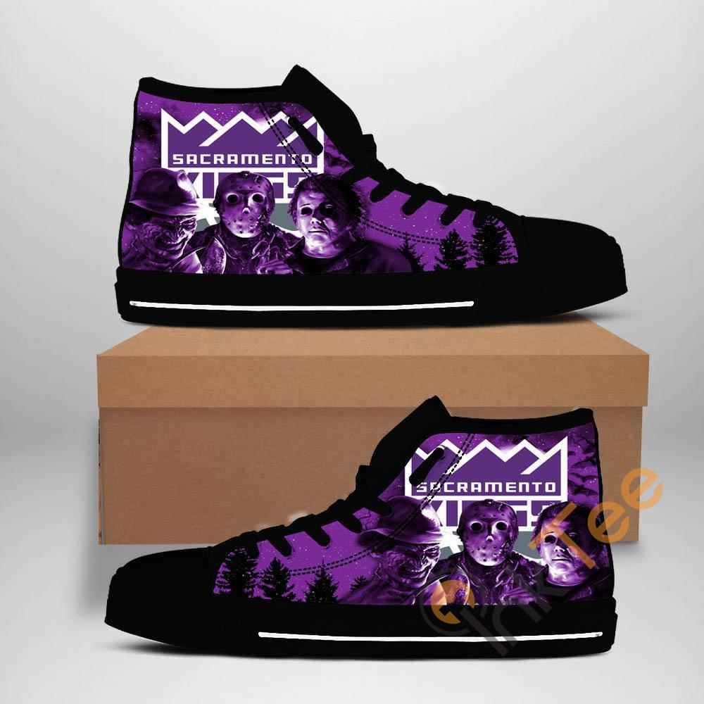 JWFancy Sacramento Kings Low Top Canvas Sneakers Shoes For Men And Women