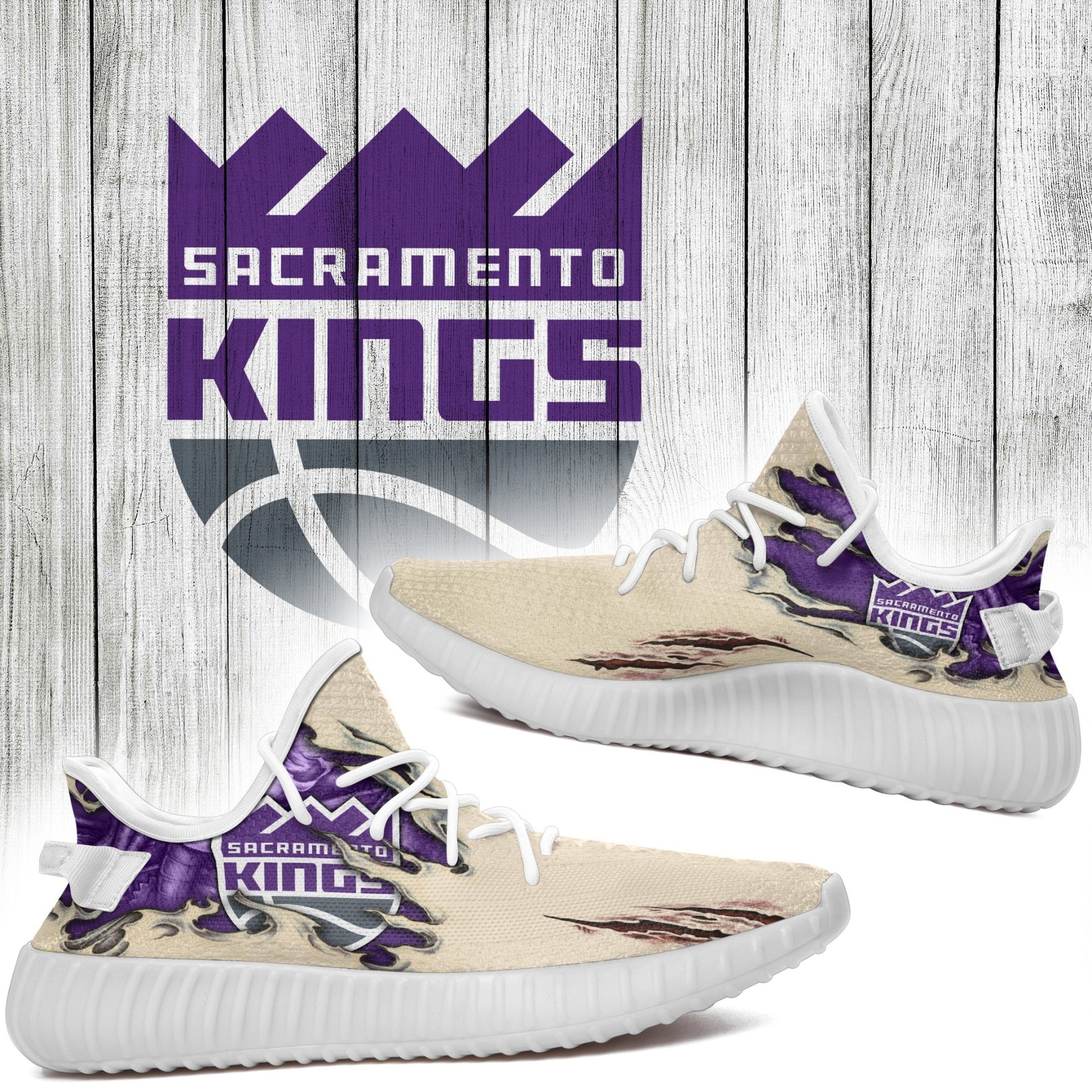 JWFancy Sacramento Kings Yeezy Boost Shoes For Men And Women