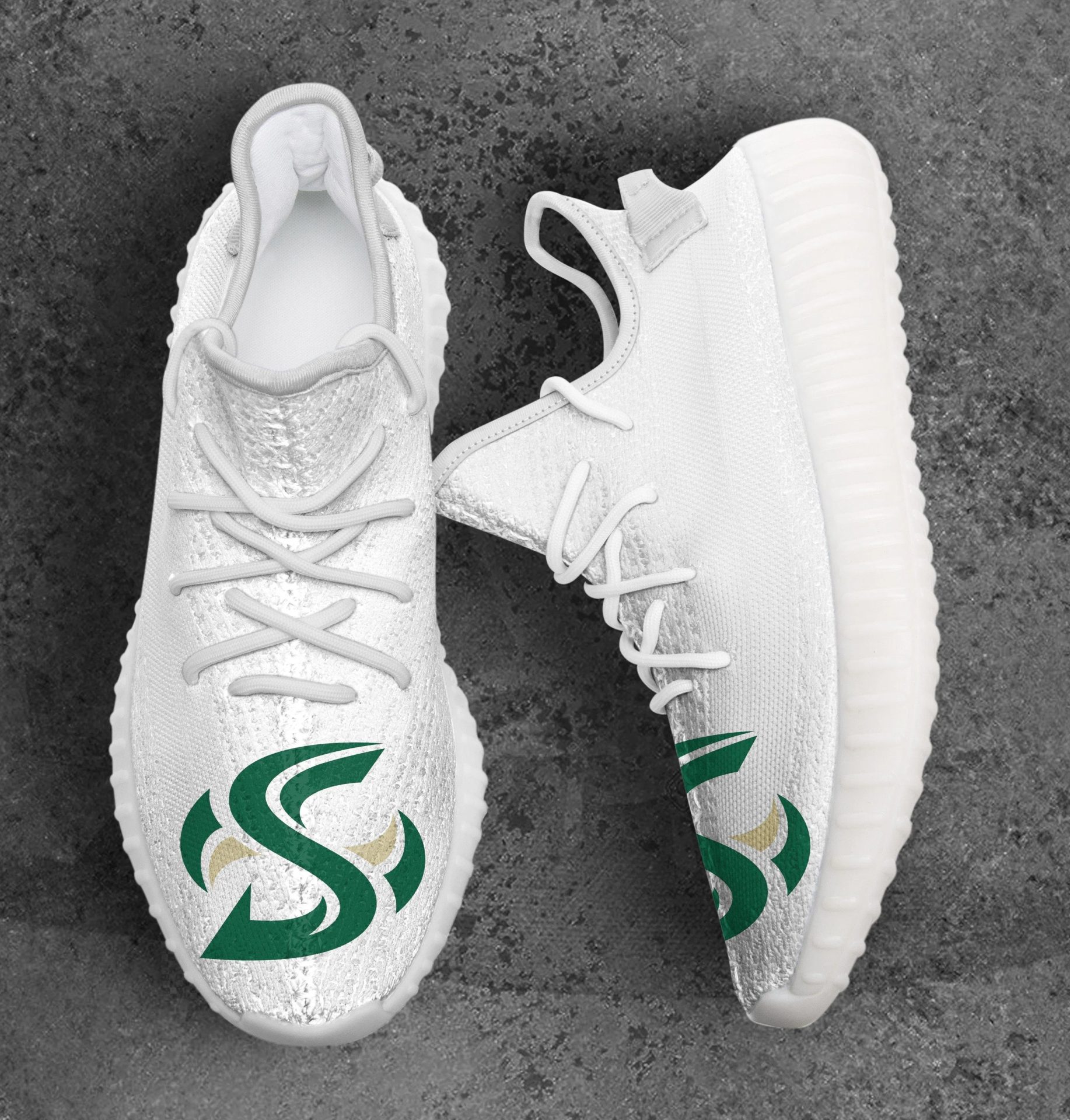 JWFancy Sacramento State Hornets Yeezy Boost Shoes For Men And Women