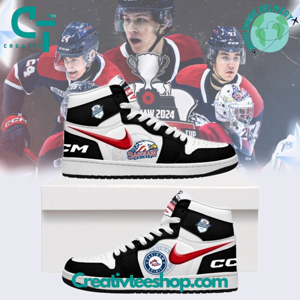JWFancy Saginaw Spirit AJ1 High Sneakers Shoes For Men And Women