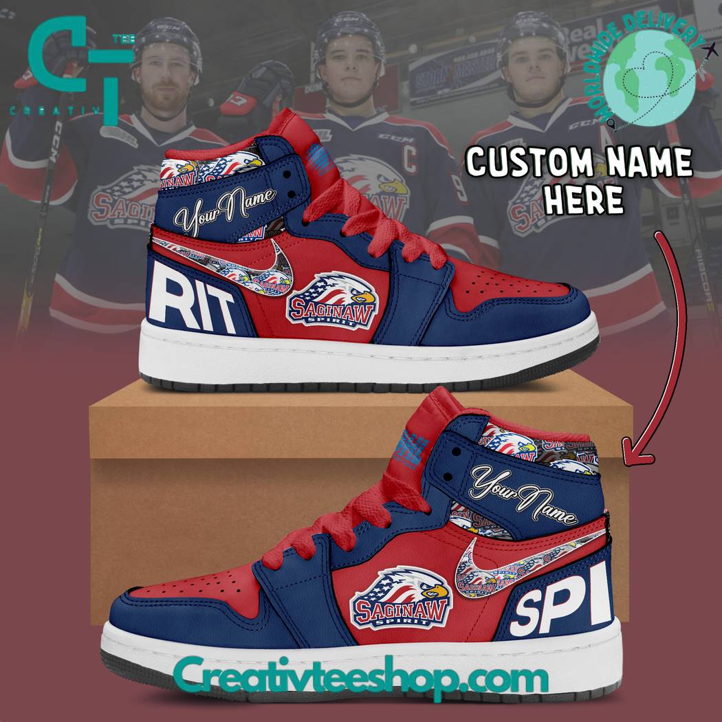 JWFancy Saginaw Spirit AJ1 High Sneakers Shoes For Men And Women
