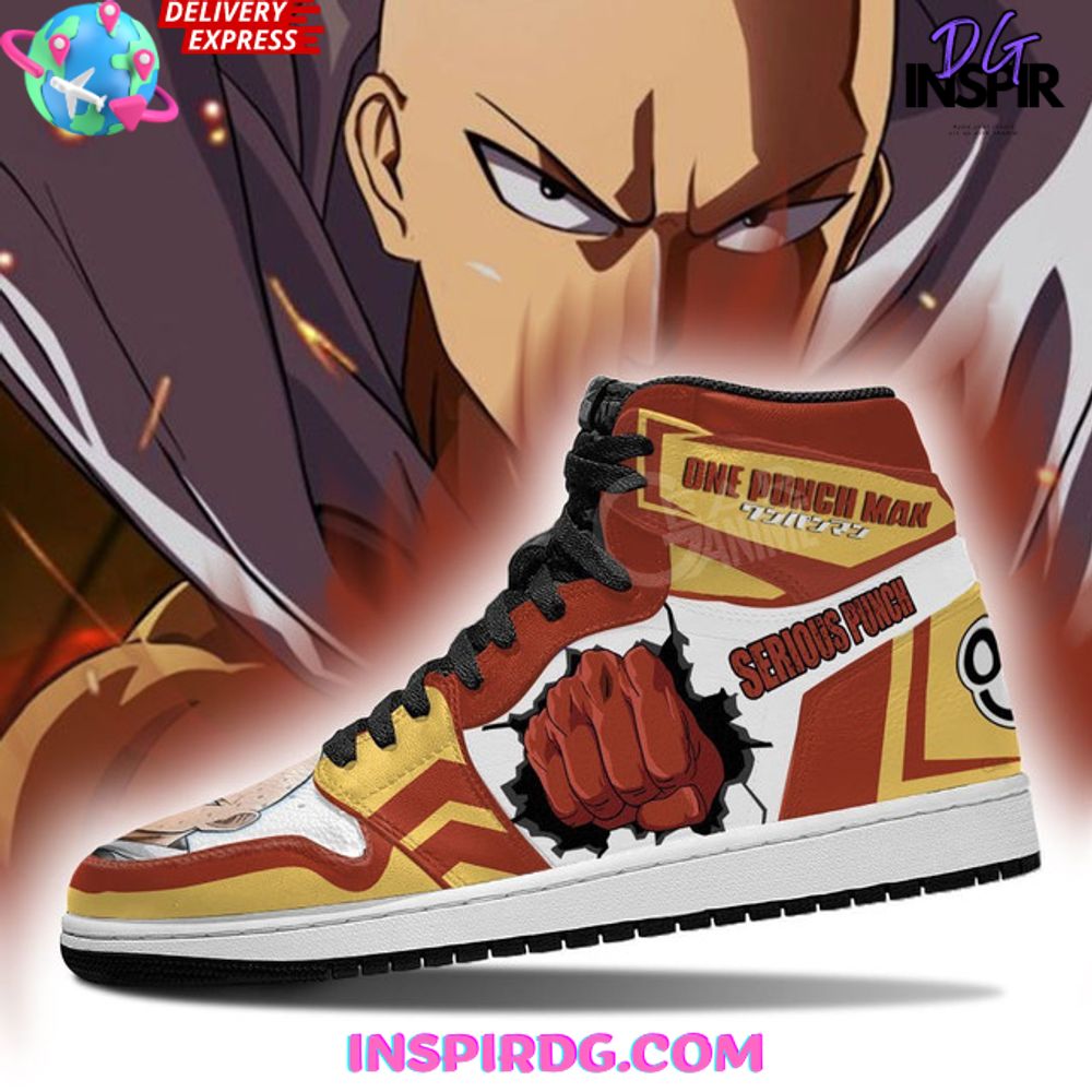 JWFancy Saitama One Punch Man High Sneakers Shoes For Men And Women