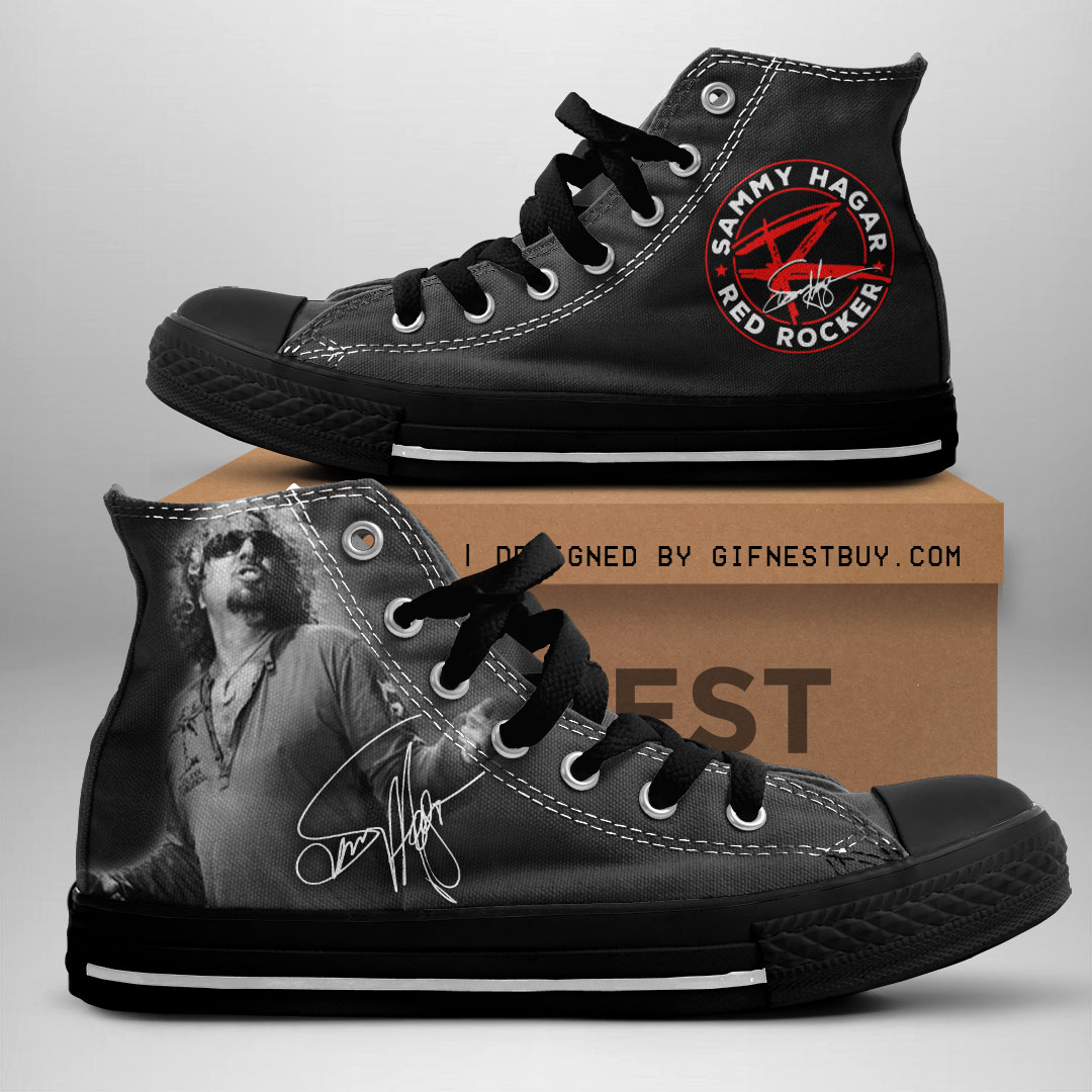 JWFancy Sammy Hagar High Top Canvas Sneakers Shoes For Men And Women