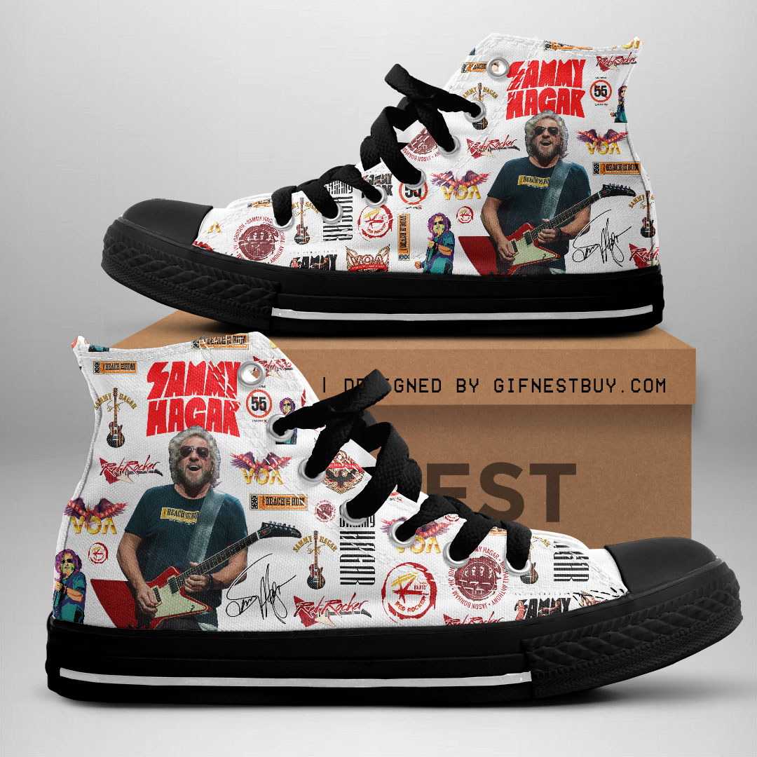 JWFancy Sammy Hagar High Top Canvas Sneakers Shoes For Men And Women