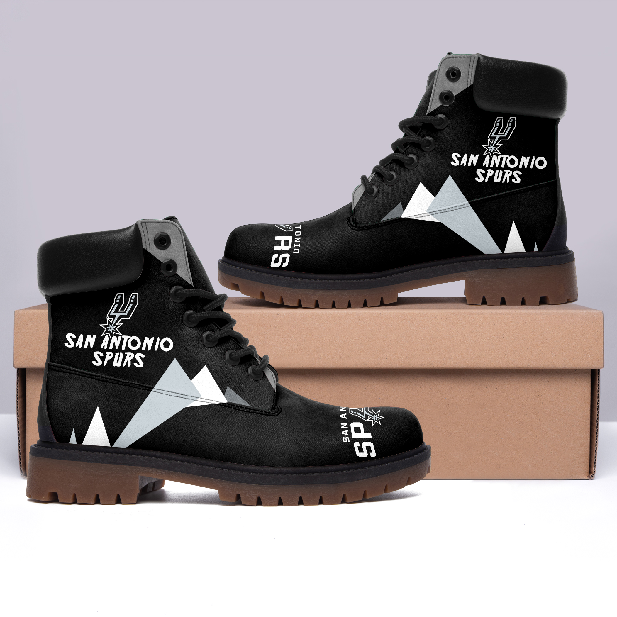 JWFancy San Antonio Spurs Boots Shoes For Men And Women
