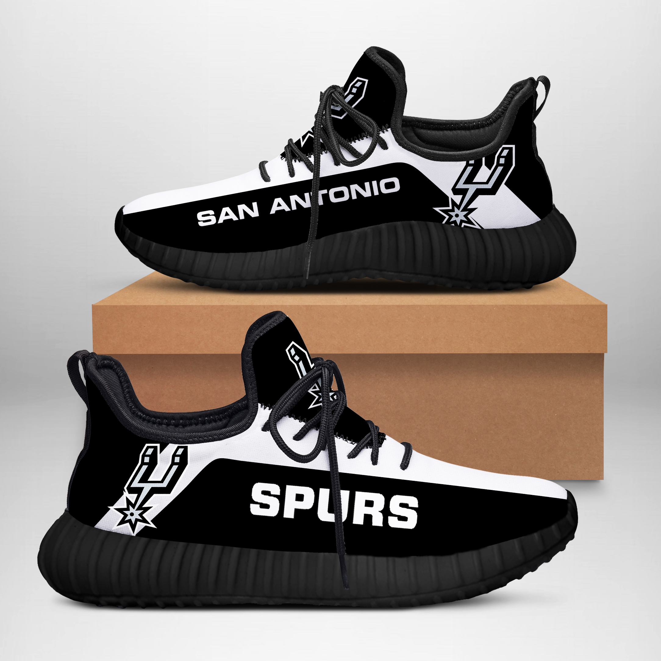 JWFancy San Antonio Spurs Reze Sneakers Shoes For Men And Women