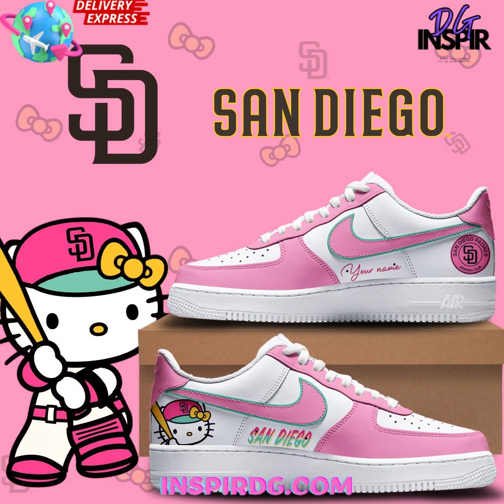 JWFancy San Diego Padres Air Low-Top Sneakers Shoes For Men And Women