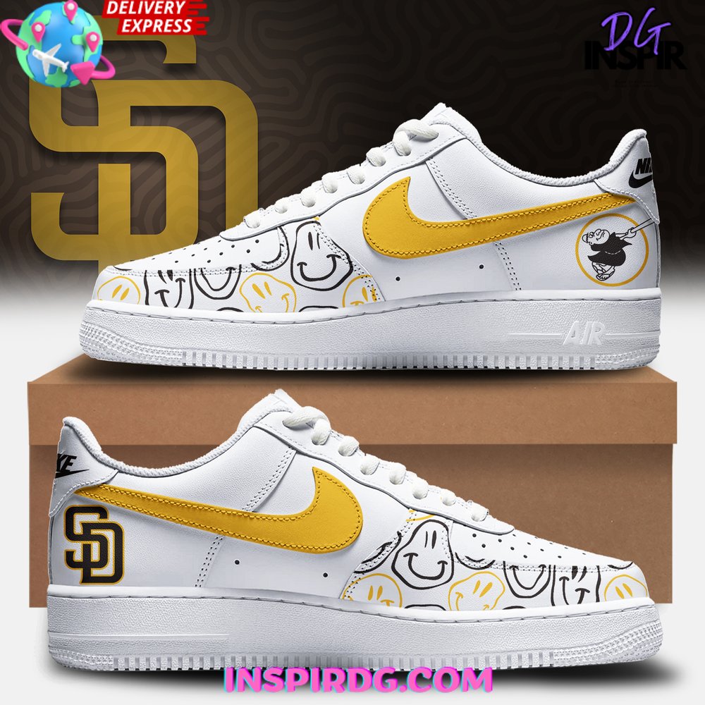 JWFancy San Diego Padres Air Low-Top Sneakers Shoes For Men And Women