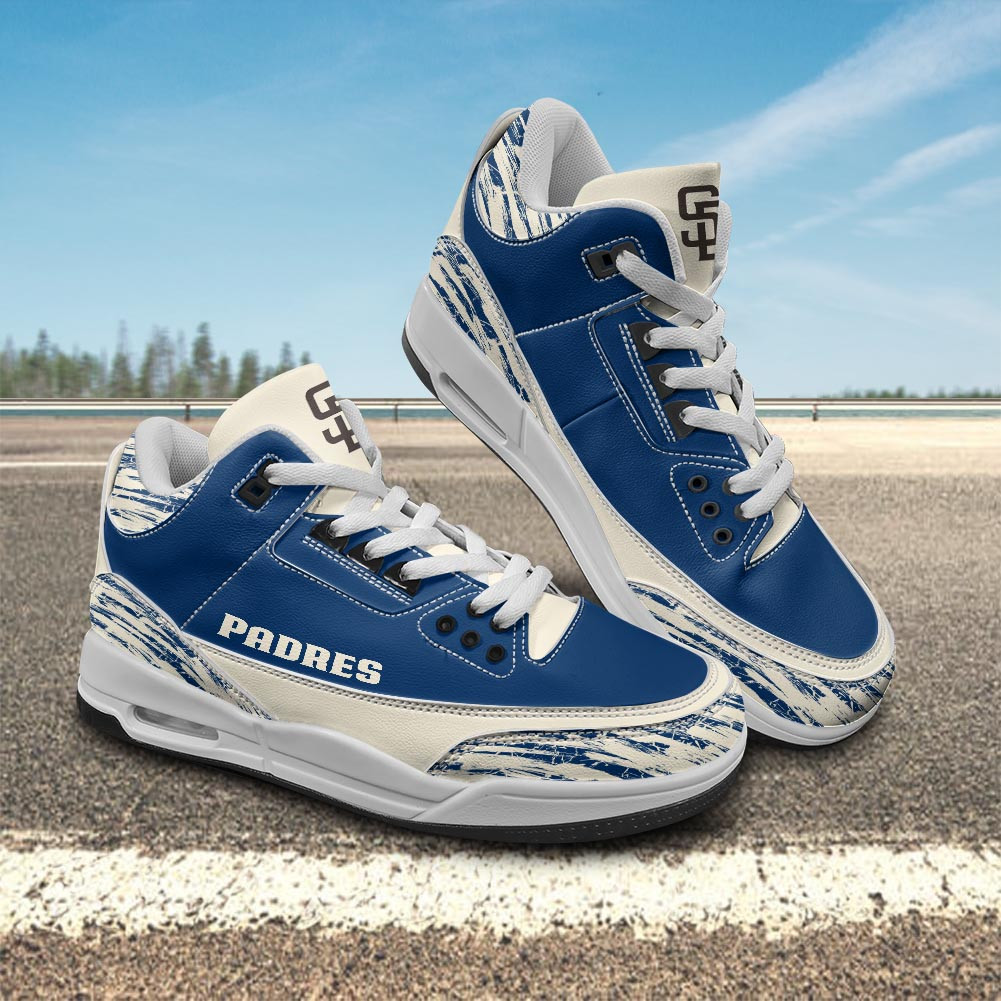 JWFancy San Diego Padres AJ3 Sneakers Shoes For Men And Women