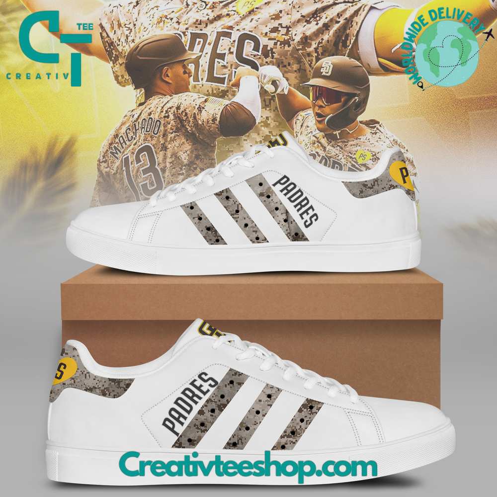JWFancy San Diego Padres Skate Stan Shoes Sneakes For Men And Women