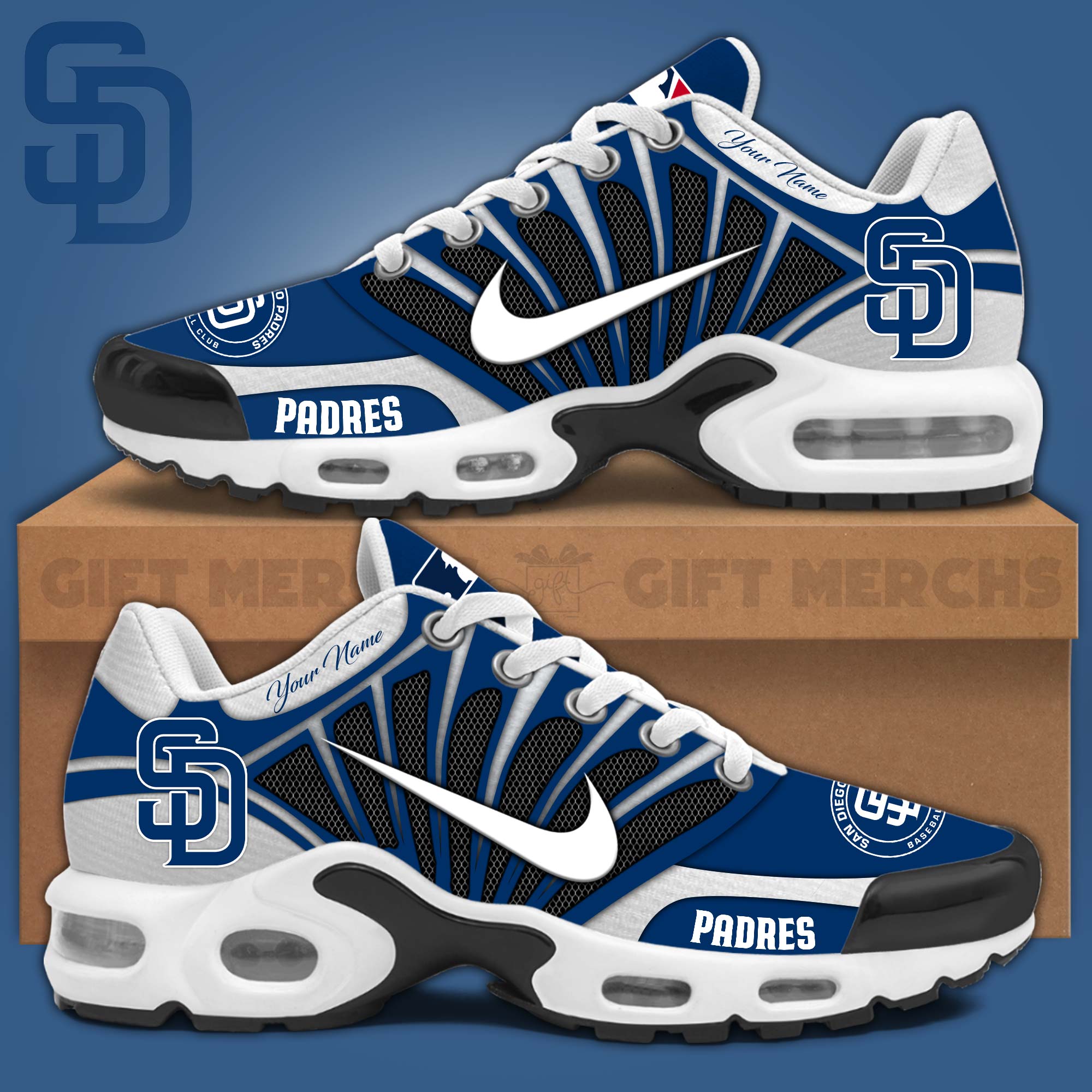 JWFancy San Diego Padres TN Shoes Sneakers For Men And Women