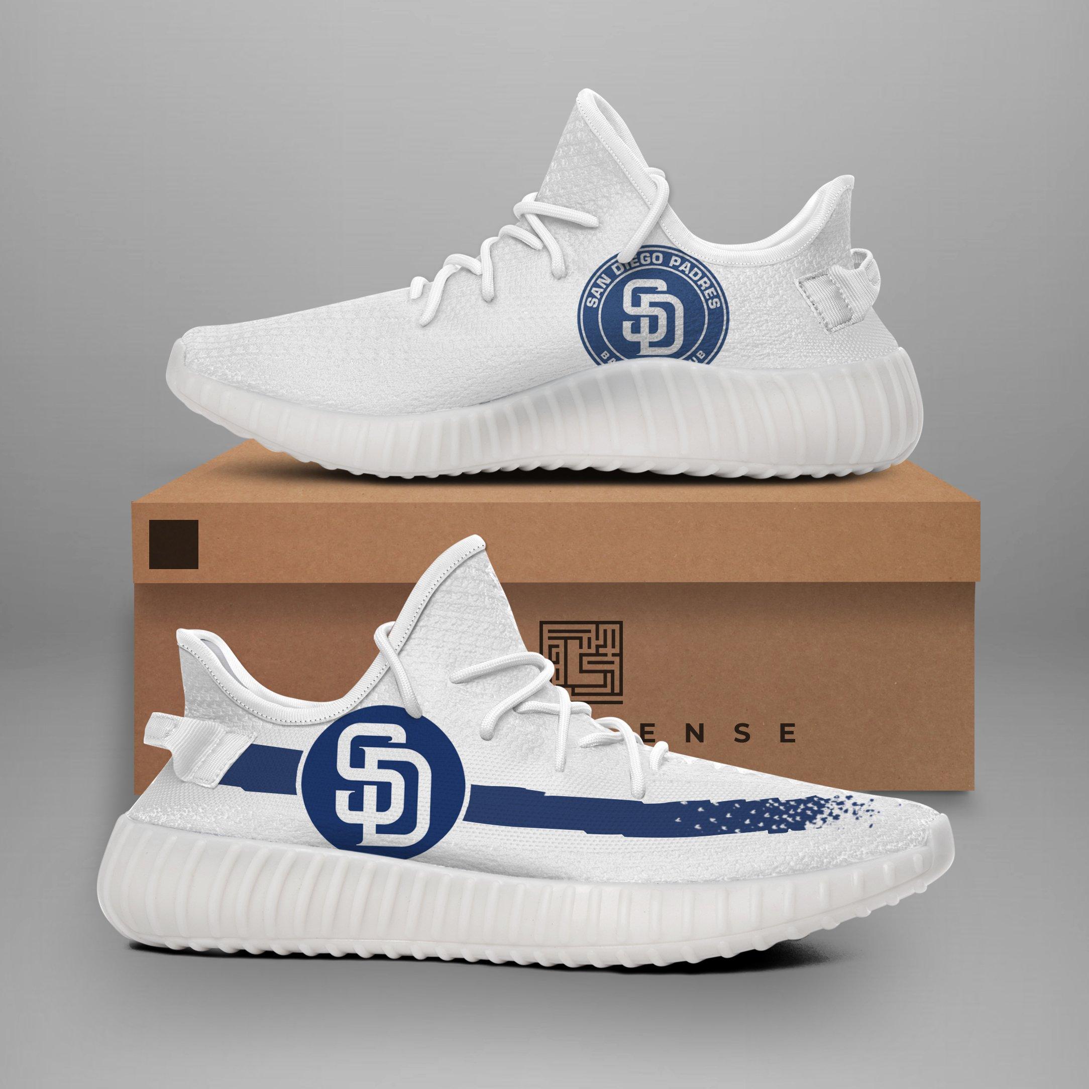 JWFancy San Diego Padres Yeezy Boost Shoes For Men And Women
