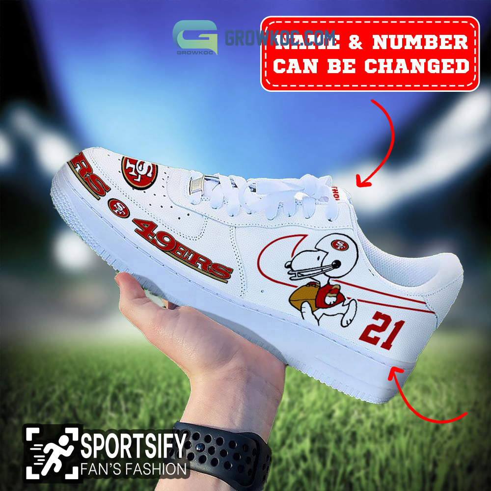 JWFancy San Francisco 49ers Air Low-Top Sneakers Shoes For Men And Women