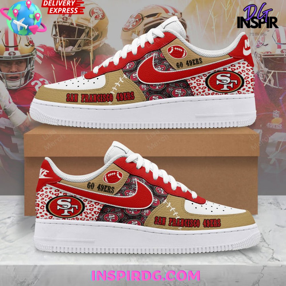 JWFancy San Francisco 49ers Air Low-Top Sneakers Shoes For Men And Women