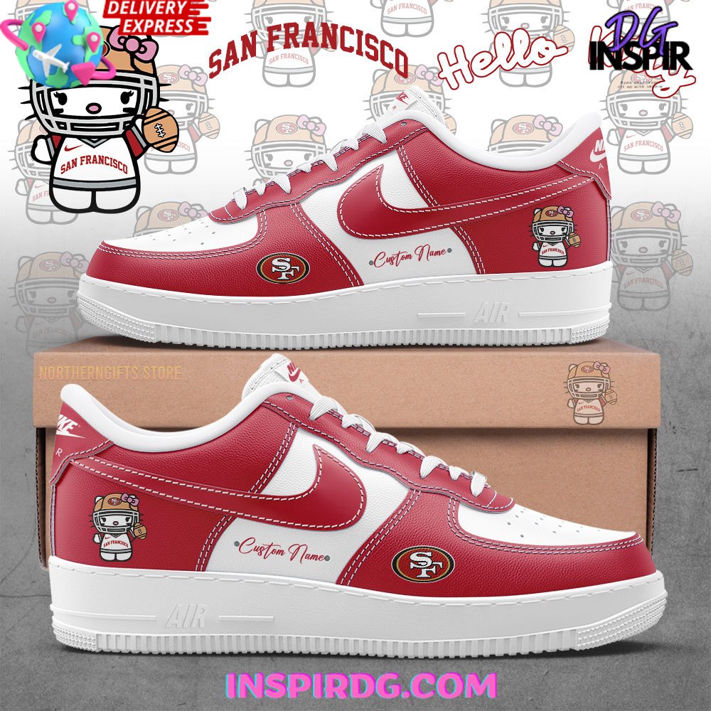 JWFancy San Francisco 49ers Air Low-Top Sneakers Shoes For Men And Women