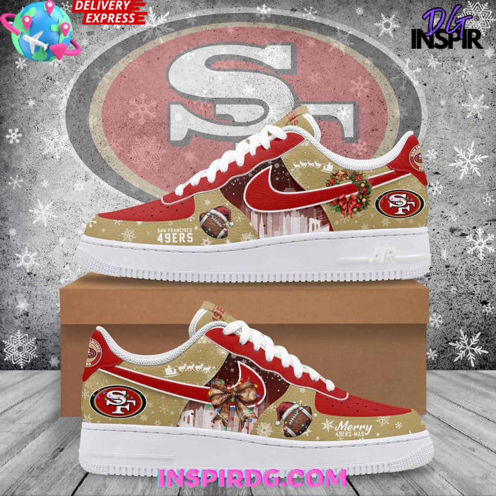 JWFancy San Francisco 49ers Air Low-Top Sneakers Shoes For Men And Women