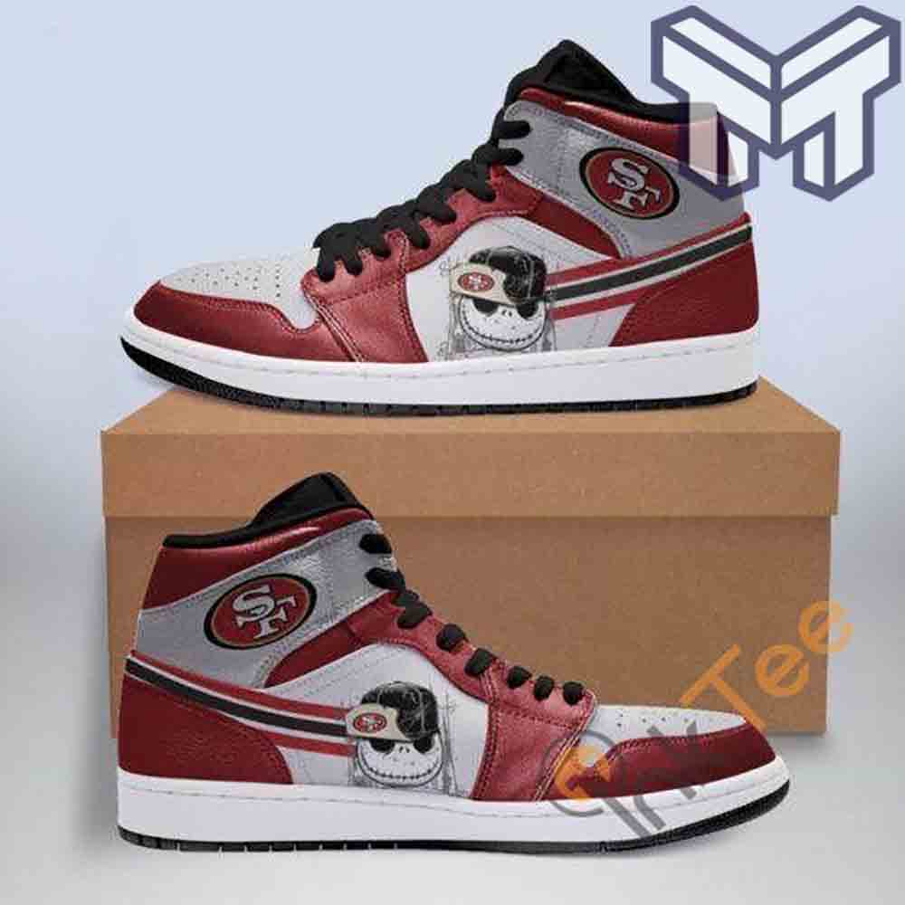 JWFancy San Francisco 49ers AJ1 High Sneakers Shoes For Men And Women